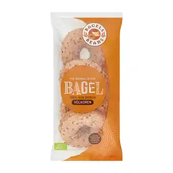 Jumbo Bagels & beans - volkoren bagel - 4 stuks aanbieding