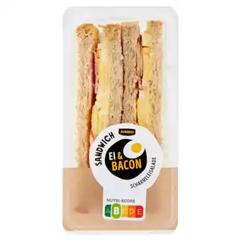 Jumbo Jumbo ei & bacon sandwich 159g aanbieding