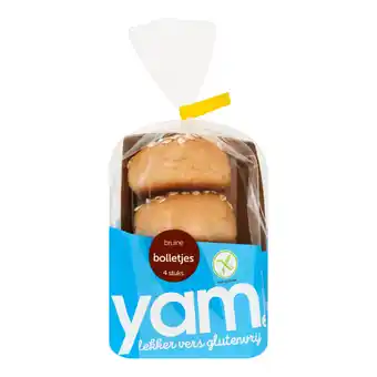 Jumbo Yam - bruine bolletjes glutenvrij - 4 stuks aanbieding