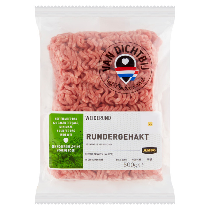 Jumbo rundergehakt 500g aanbieding bij Jumbo