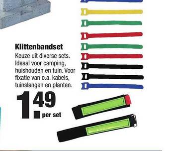 ALDI Klittenbandset aanbieding