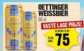 Dirck 3 Oettinger Weissbier 50 Cl aanbieding