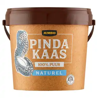 Jumbo Jumbo 100% pindakaas naturel 1kg aanbieding