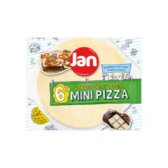 Jumbo Jan mini pizza 6 x 65g aanbieding