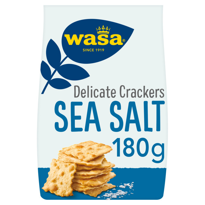 Wasa delicate crackers sea salt 180g aanbieding bij Jumbo