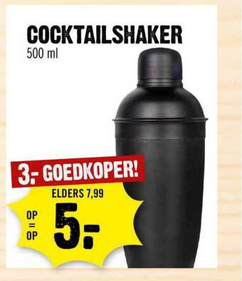 Dirck 3 Cocktailshaker 500 Ml aanbieding