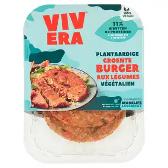 Jumbo Vivera plantaardige groenteburger 2 stuks 200g aanbieding