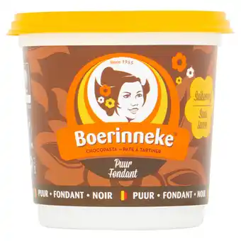 Jumbo Boerinneke chocopasta puur fondant suikervrij 400g aanbieding