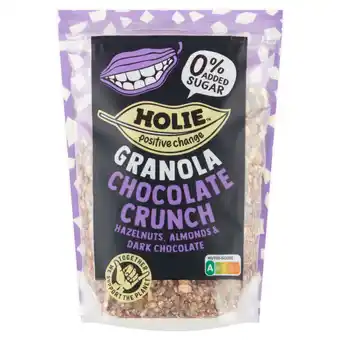 Jumbo Holie granola chocolate crunch hazelnuts, almonds & dark chocolate 350g aanbieding