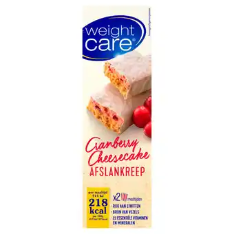 Jumbo Weight care afslankreep cranberry cheesecake 2 x 58g aanbieding