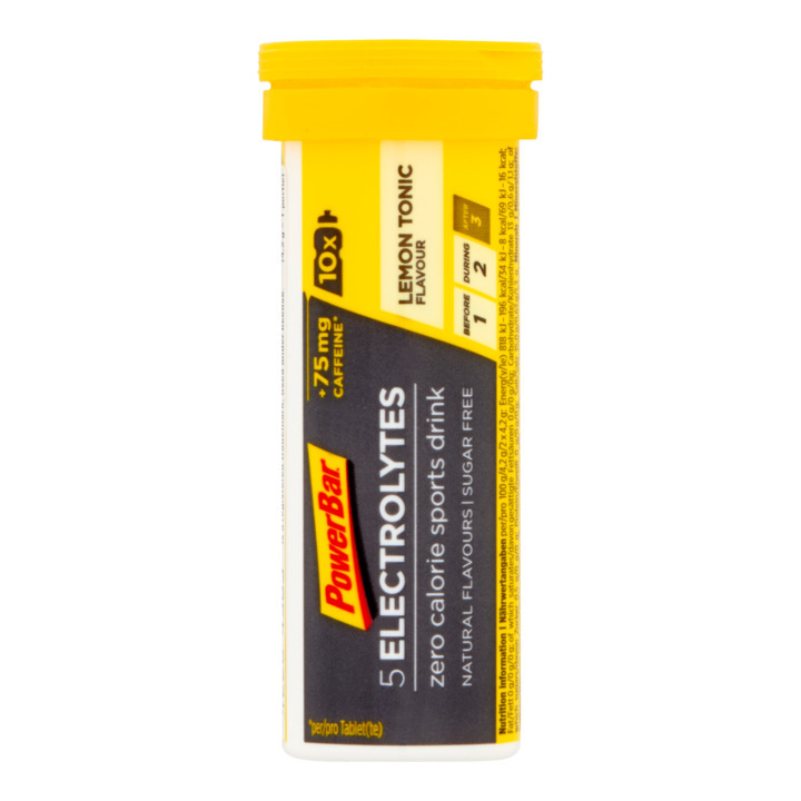 Powerbar 5 electrolytes zero calorie sports drink lemon tonic flavour ...