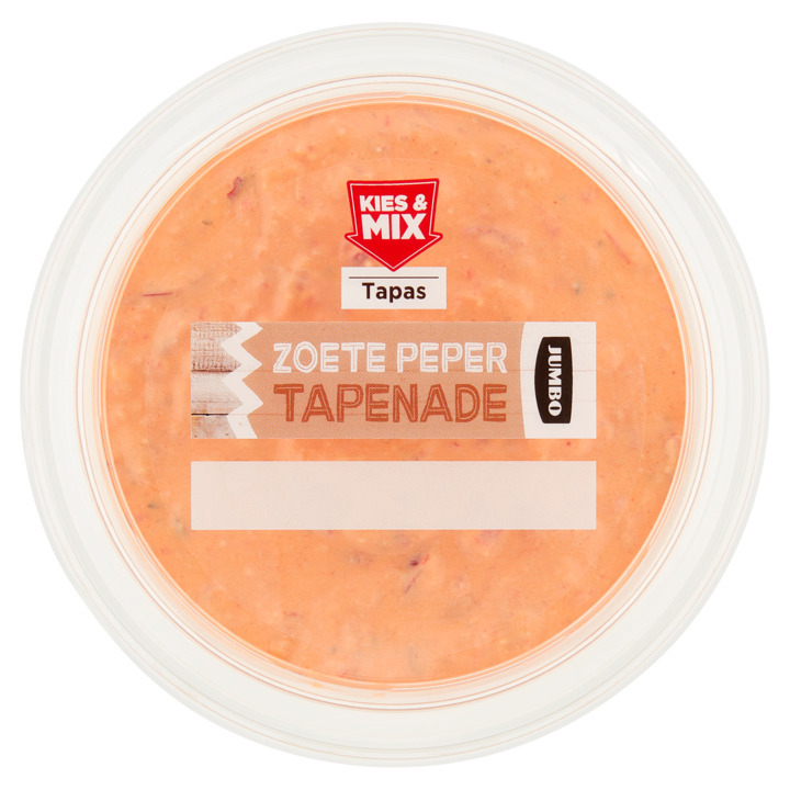 Jumbo zoete peper tapenade 125g aanbieding bij Jumbo