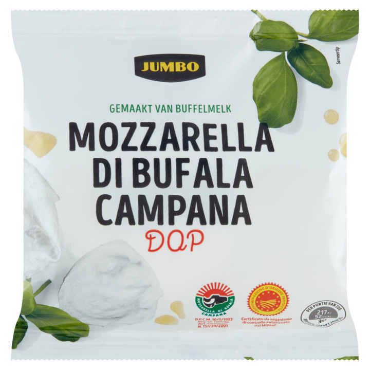 Jumbo mozzarella di bufala campana dop 250g aanbieding bij Jumbo