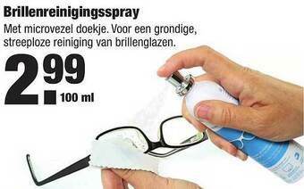 ALDI Brillenreinigingsspray 100ml aanbieding