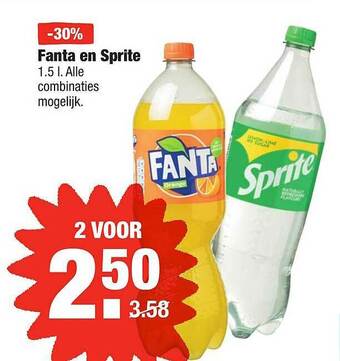 ALDI Fanta En Sprite aanbieding