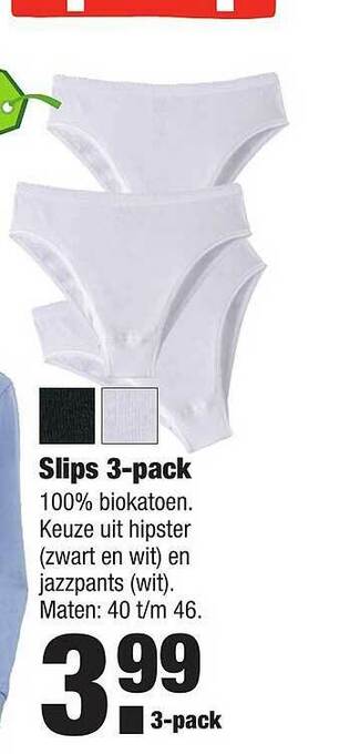 ALDI Slips 3-Pack aanbieding