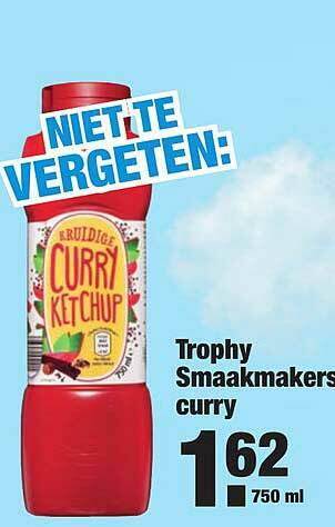 ALDI Trophy Smaakmakers Curry 750ml aanbieding