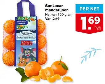 Hoogvliet SanLucar mandarijnen 750 g aanbieding