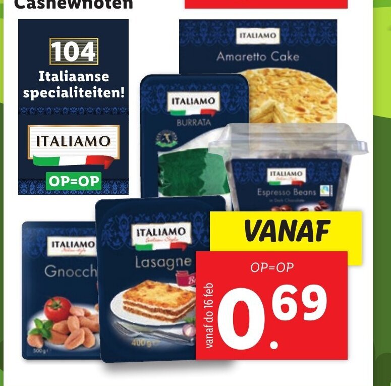 Italiamo aanbieding bij Lidl