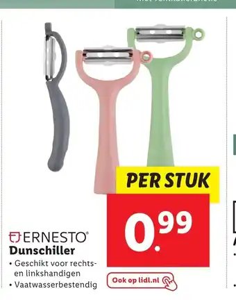 Lidl Ernesto Dunschiller aanbieding