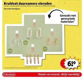 Kruidvat Duurzamere sieraden aanbieding