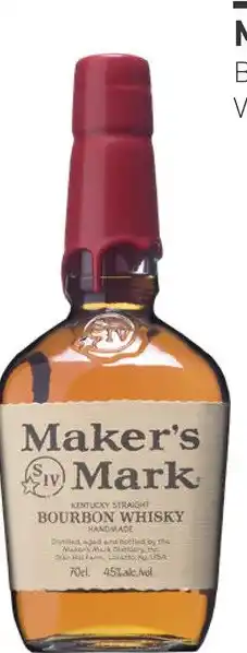 Gall & Gall Maker's Mark 70CL Whisky aanbieding