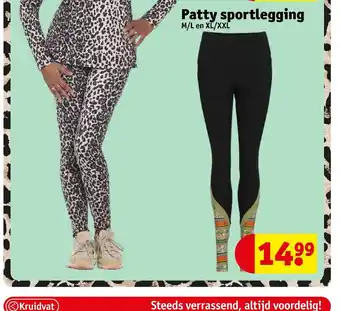 Kruidvat Patty sportlegging M/L en XL/XXL aanbieding