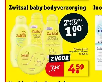 Kruidvat Zwitsal baby bodyverzorging aanbieding