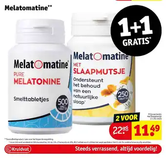 Kruidvat Melatomatine aanbieding