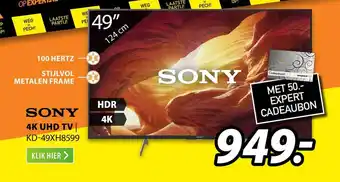 Expert Sony 4K UHD TV aanbieding