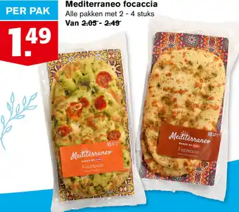 Hoogvliet Mediterraneo focacia aanbieding