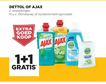 Jumbo Dettol Of Ajax wondspray of huidontsmettingsmiddel aanbieding