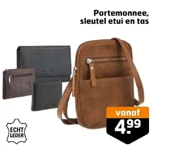 Trekpleister Portemonnee, sleutel etui en tas aanbieding