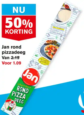 Hoogvliet Jan rond pizzadeeg aanbieding