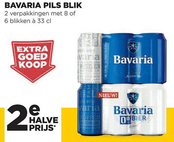 Jumbo Bavaria pils blik aanbieding