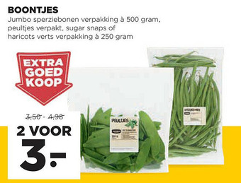 Jumbo Boontjes aanbieding