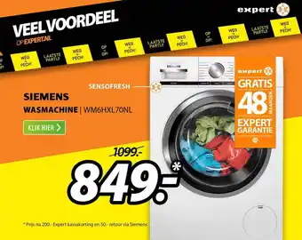 Expert Siemens Wasmachine aanbieding