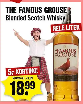 Dirck 3 The famous grouse blended scotch whisky aanbieding