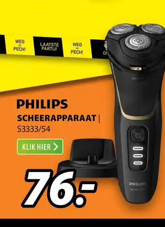 Expert Philips Scheerapparaat S3333/54 aanbieding