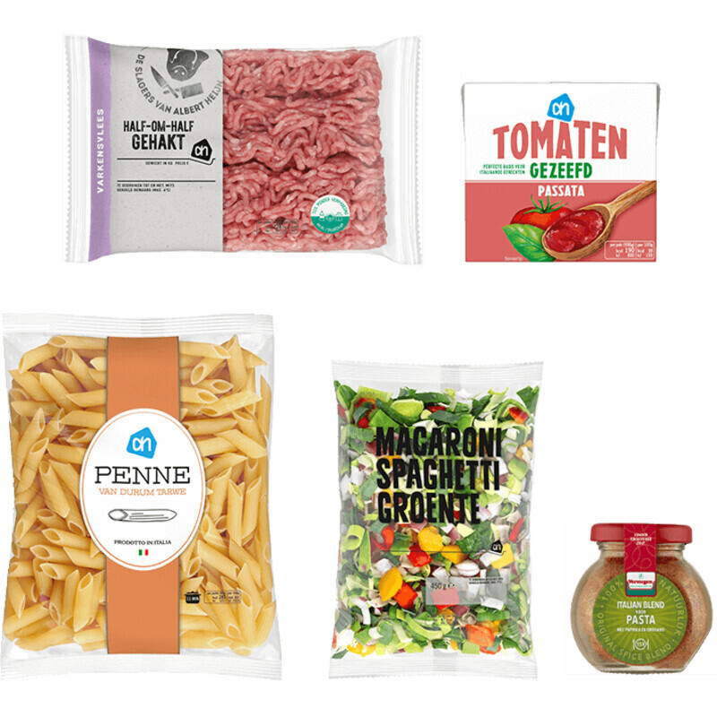 Ah italiaanse pasta maaltijd aanbieding bij Albert Heijn
