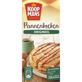 Albert Heijn Koopmans mix voor pannenkoeken origineel aanbieding