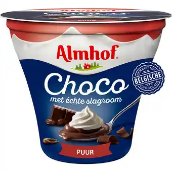 Albert Heijn Almhof choco met echte slagroom puur aanbieding