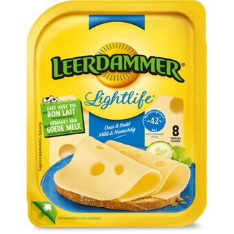 Albert Heijn Leerdammer lightlife 30+ plakken aanbieding