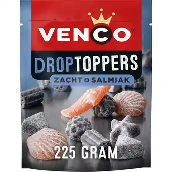 Albert Heijn Venco droptoppers zacht & salmiak aanbieding