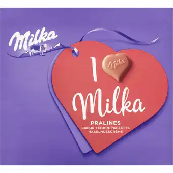 Albert Heijn Milka pralines hazelnootcreme aanbieding