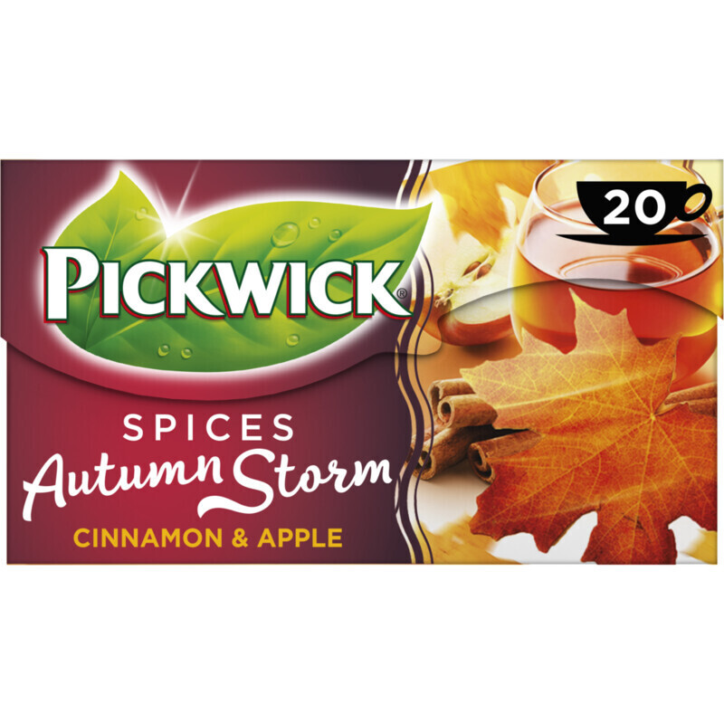 Pickwick herfststorm zwarte thee aanbieding bij Albert Heijn