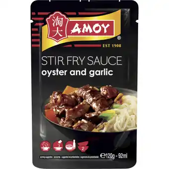 Albert Heijn Amoy stir fry sauce oyster-garlic aanbieding