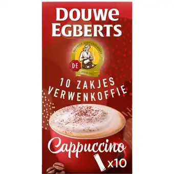Albert Heijn Douwe egberts verwenkoffie cappuccino oploskoffie aanbieding