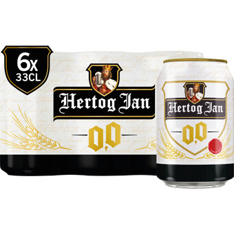 Albert Heijn Hertog jan 0.0 alcoholvrij bier 6-pack aanbieding