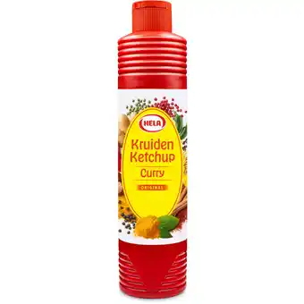 Albert Heijn Hela kruiden ketchup curry original aanbieding